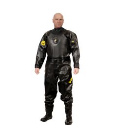 Viking Protech 1250 g/m2 Vulcanized Rubber Drysuit with Latex Neck Seal
